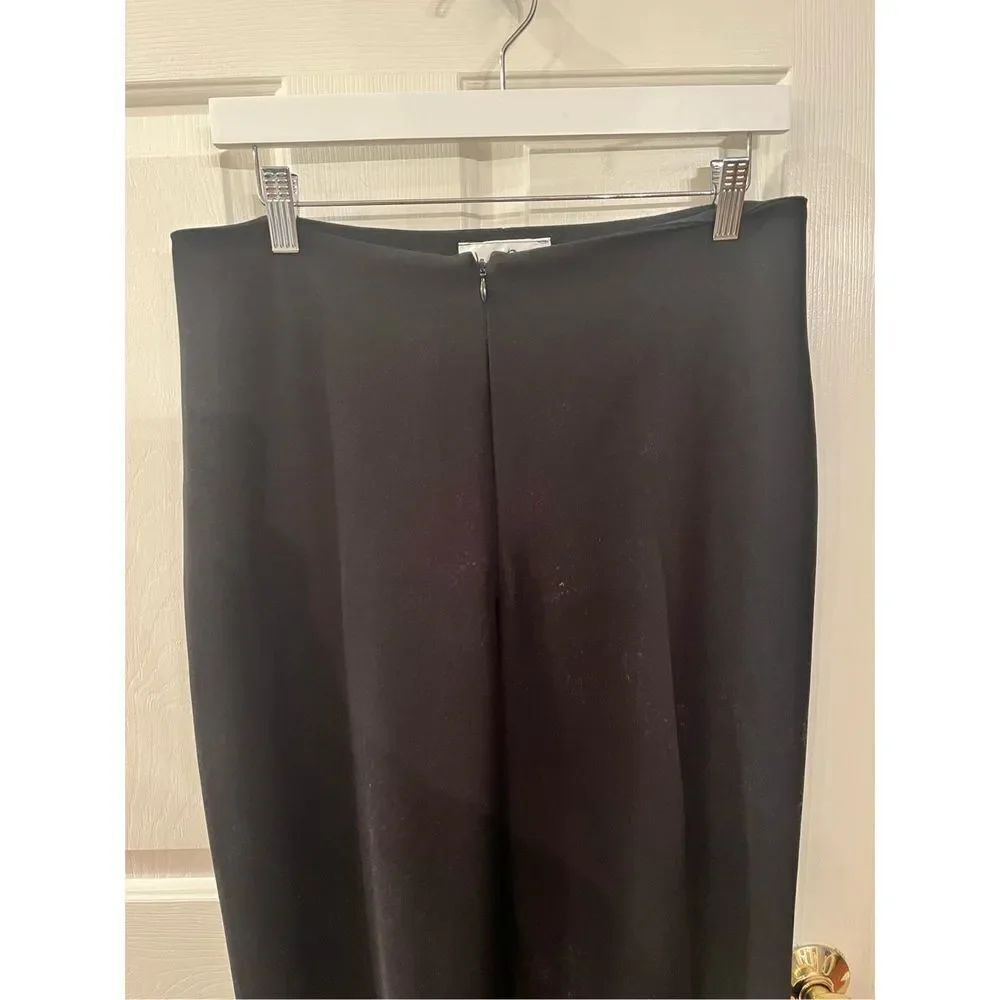 Joseph Ribkoff Black Front Zip Trousers Pants Cereer Wear Sz 12 EUC